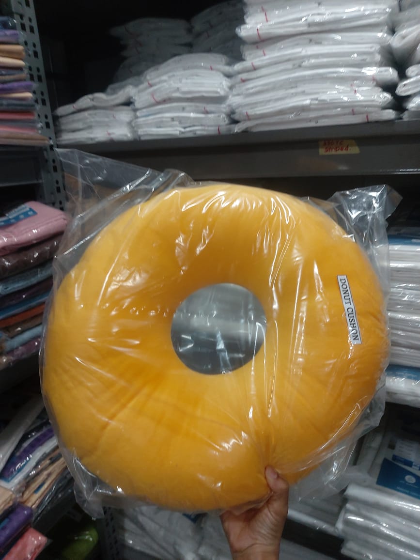 Donut Pillow - Yellow
